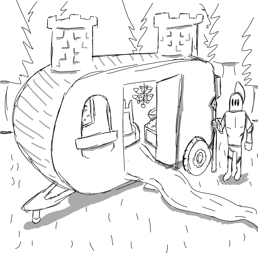 Caravan Palace - Online Drawing Game Comic Strip Panel by SpaceMattress