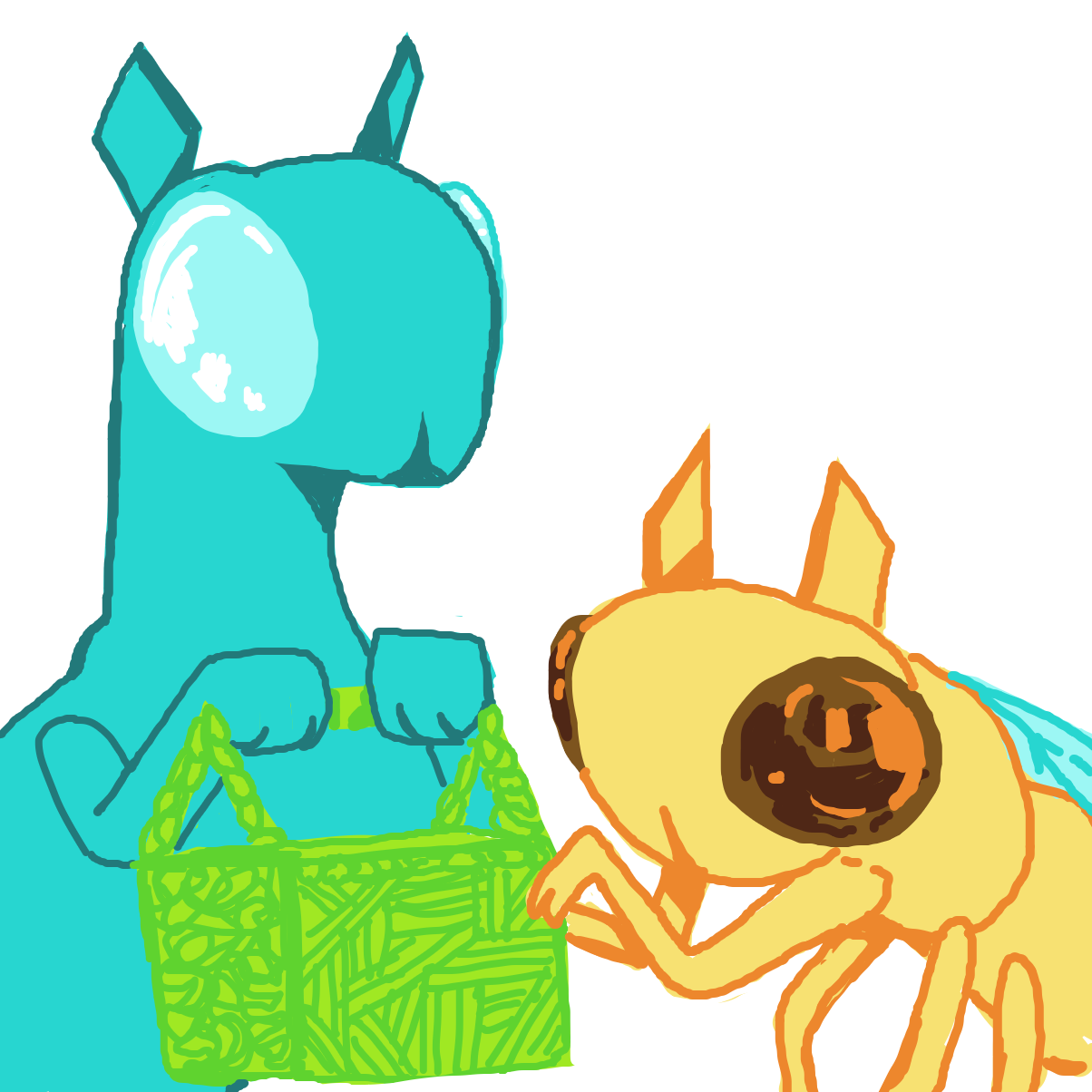 Drawing in Alien species by bubaki