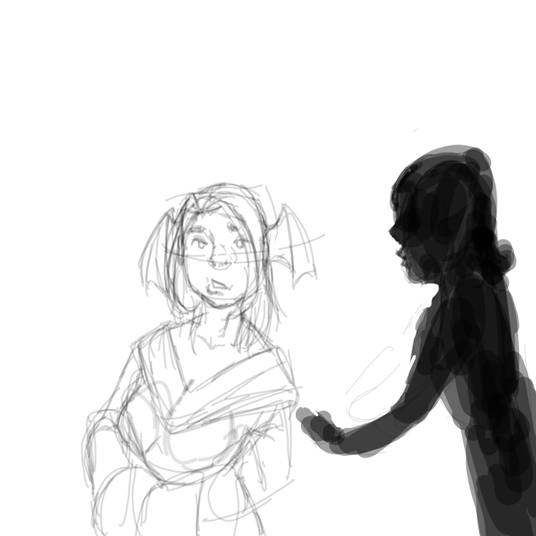 Insert rude comment.  - Online Drawing Game Comic Strip Panel by JA