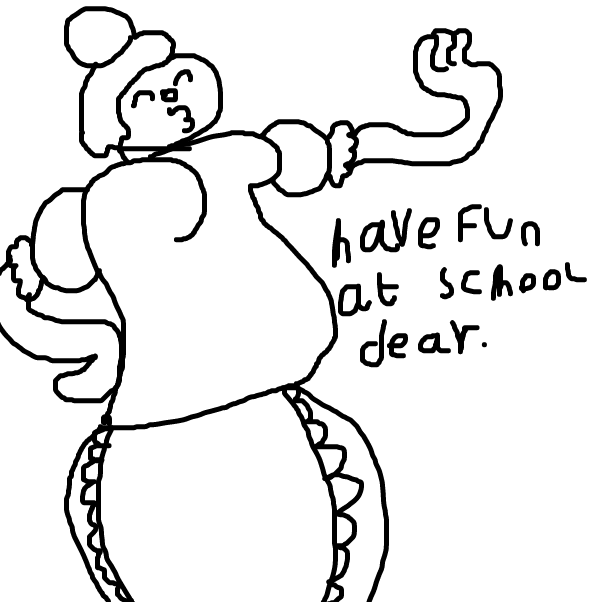 Drawing in ur mother by BananaDoc