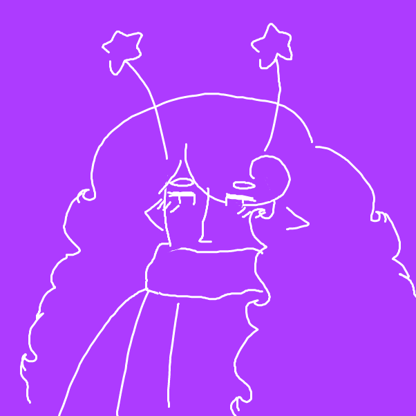 Drawing in Rigels floofy hair 2 by DOCTOR BUTTONS