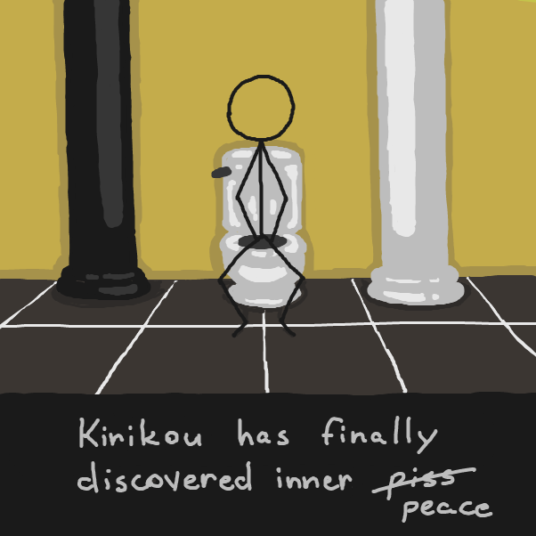 Drawing in KIRIKOU FINDS INNER PEACE by Aluminimalism