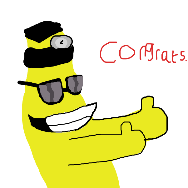 you're the man. - Online Drawing Game Comic Strip Panel by BananaDoc