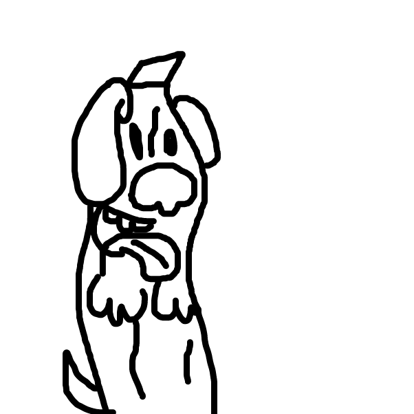 Drawing in fursona :p by BananaDoc