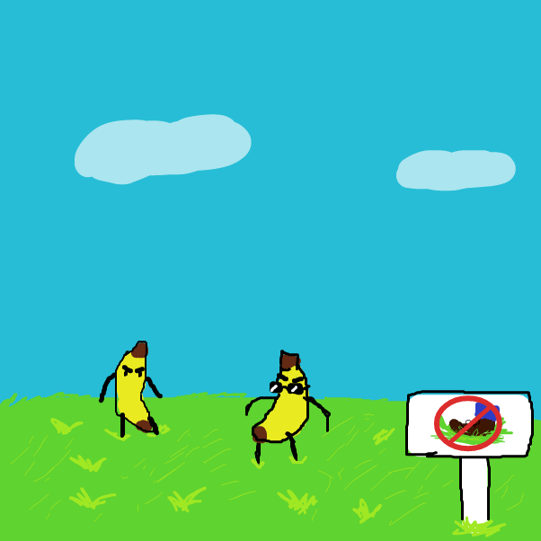 Drawing in Bad Bannanas by Dragonfart