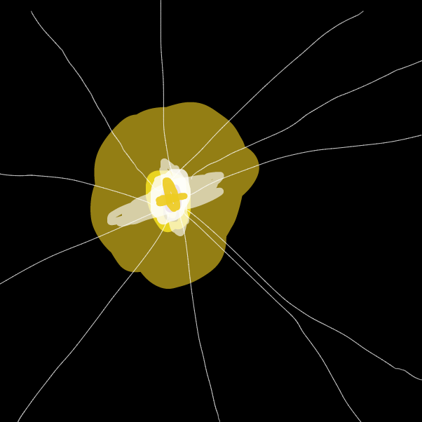 Drawing in dark by BananaDoc