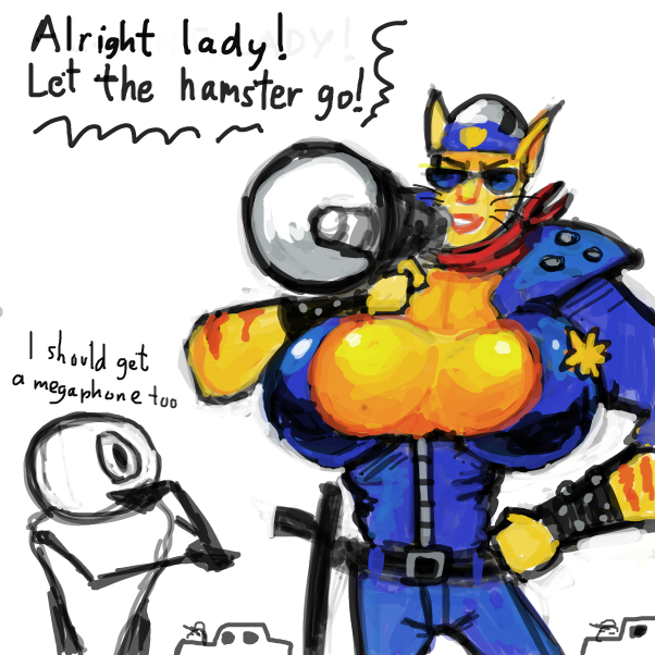 "or whatever that thing is" - Online Drawing Game Comic Strip Panel by Peyocay