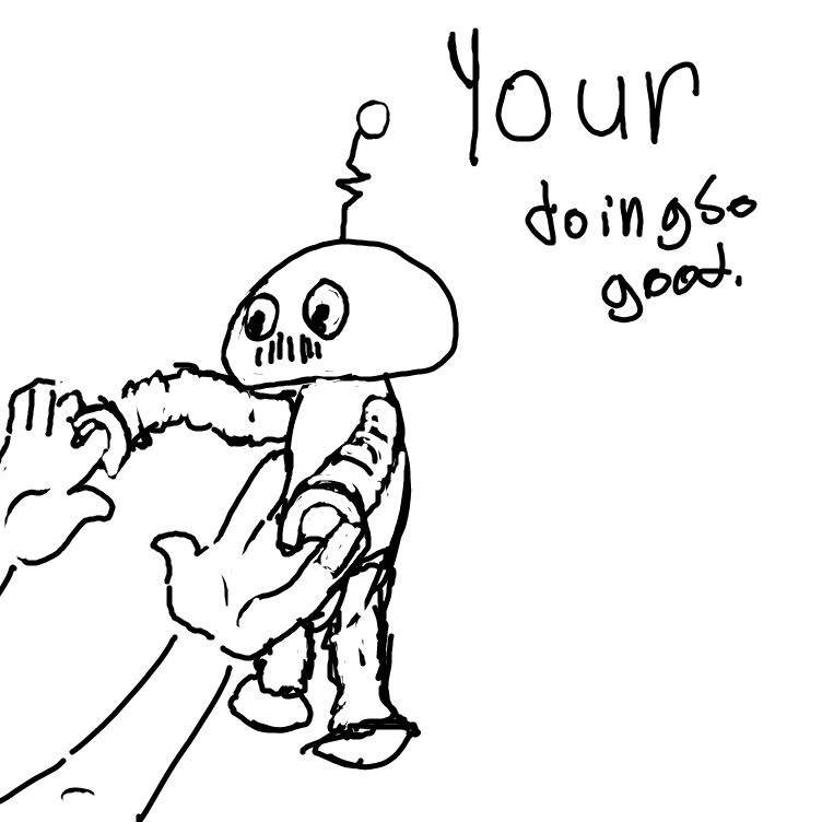 First steps <3. <3  - Online Drawing Game Comic Strip Panel by JA