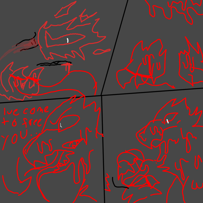 Drawing in the corupted virus by scarlett