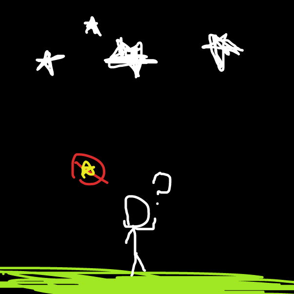 Drawing in Dark night  by stinkydinky