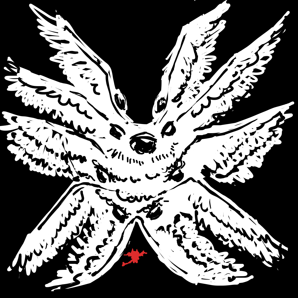 Drawing in Nude angel by bubaki