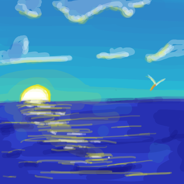 Goodbye iceberg. - Online Drawing Game Comic Strip Panel by KringlePringles