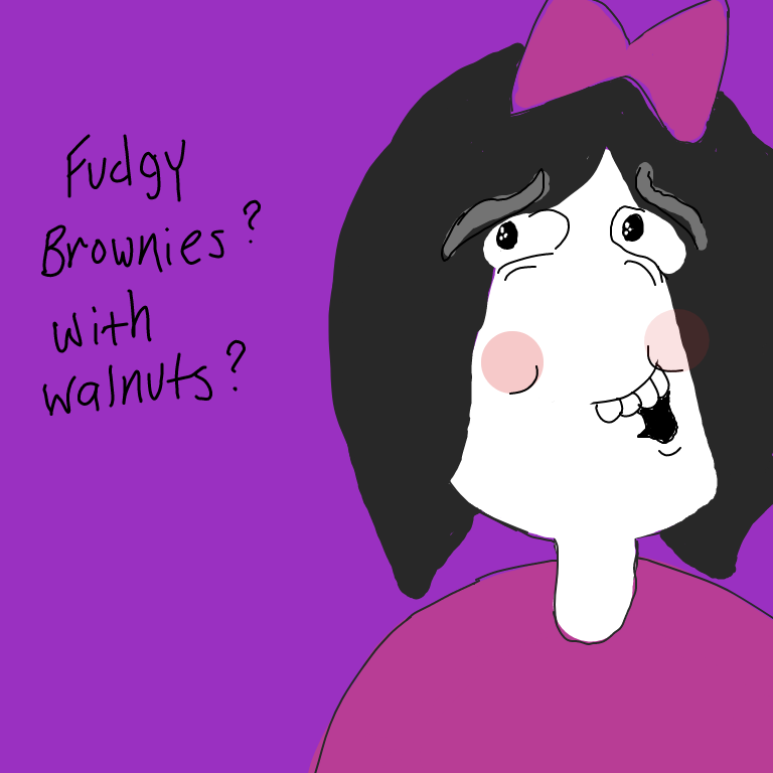 Brownies might just make it all better... - Online Drawing Game Comic Strip Panel by Wizard Croissant