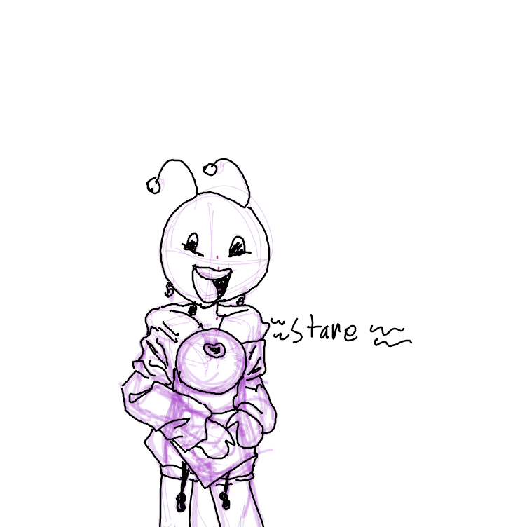 Drawing in Size  by JA