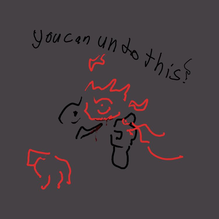 Drawing in the corupted virus by JA