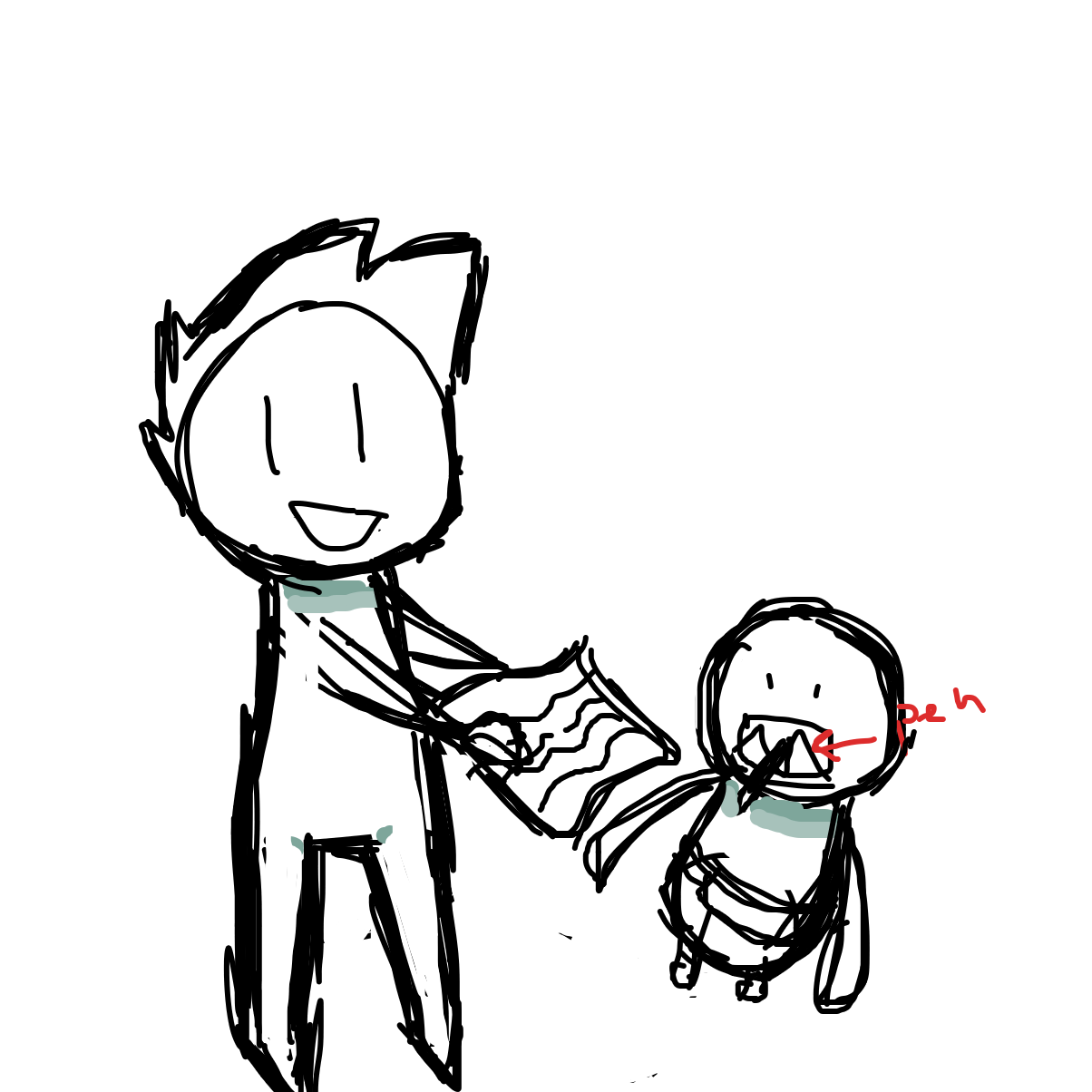 Drawing in Sign Here Sir! by Netu