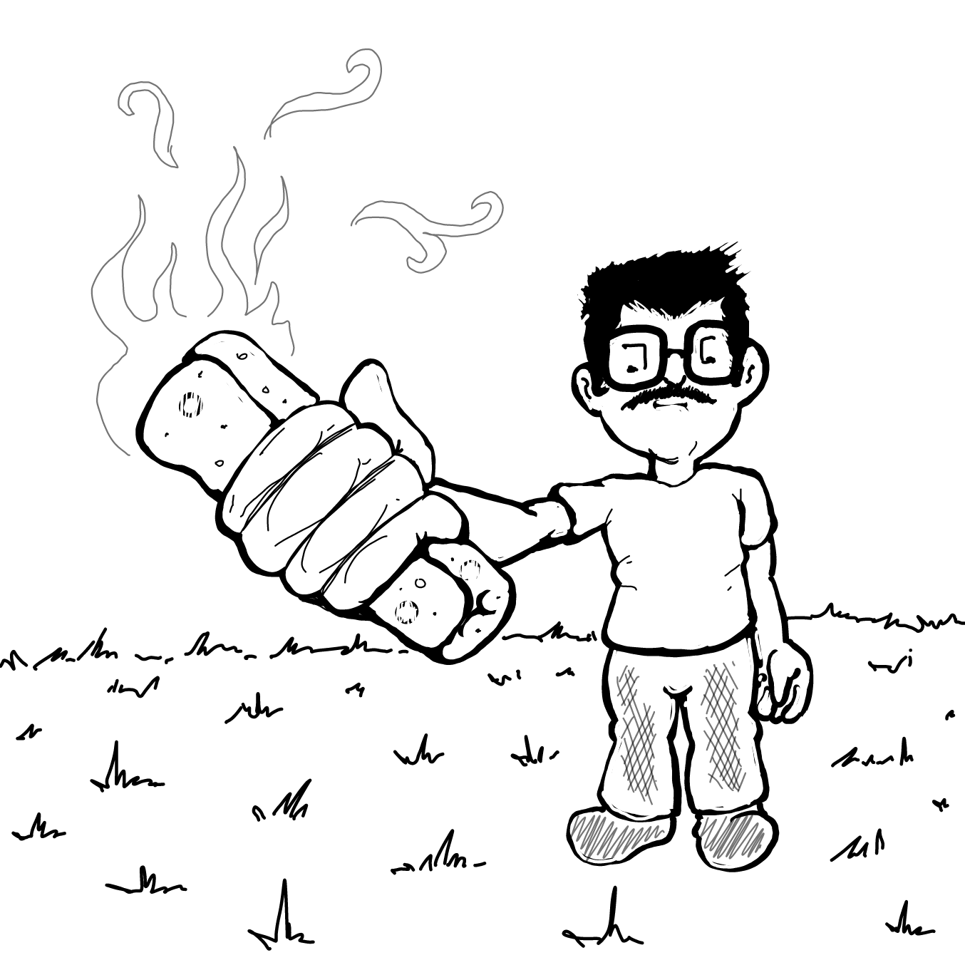  - Online Drawing Game Comic Strip Panel by Wizard Croissant