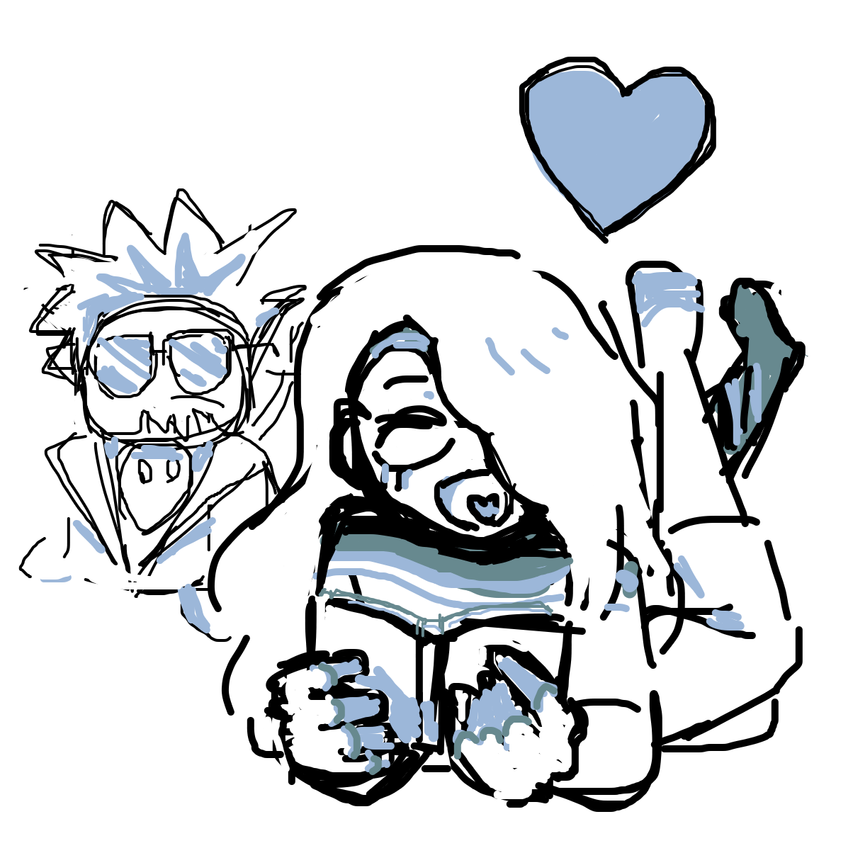 Drawing in Oohh,Honey! by Netu