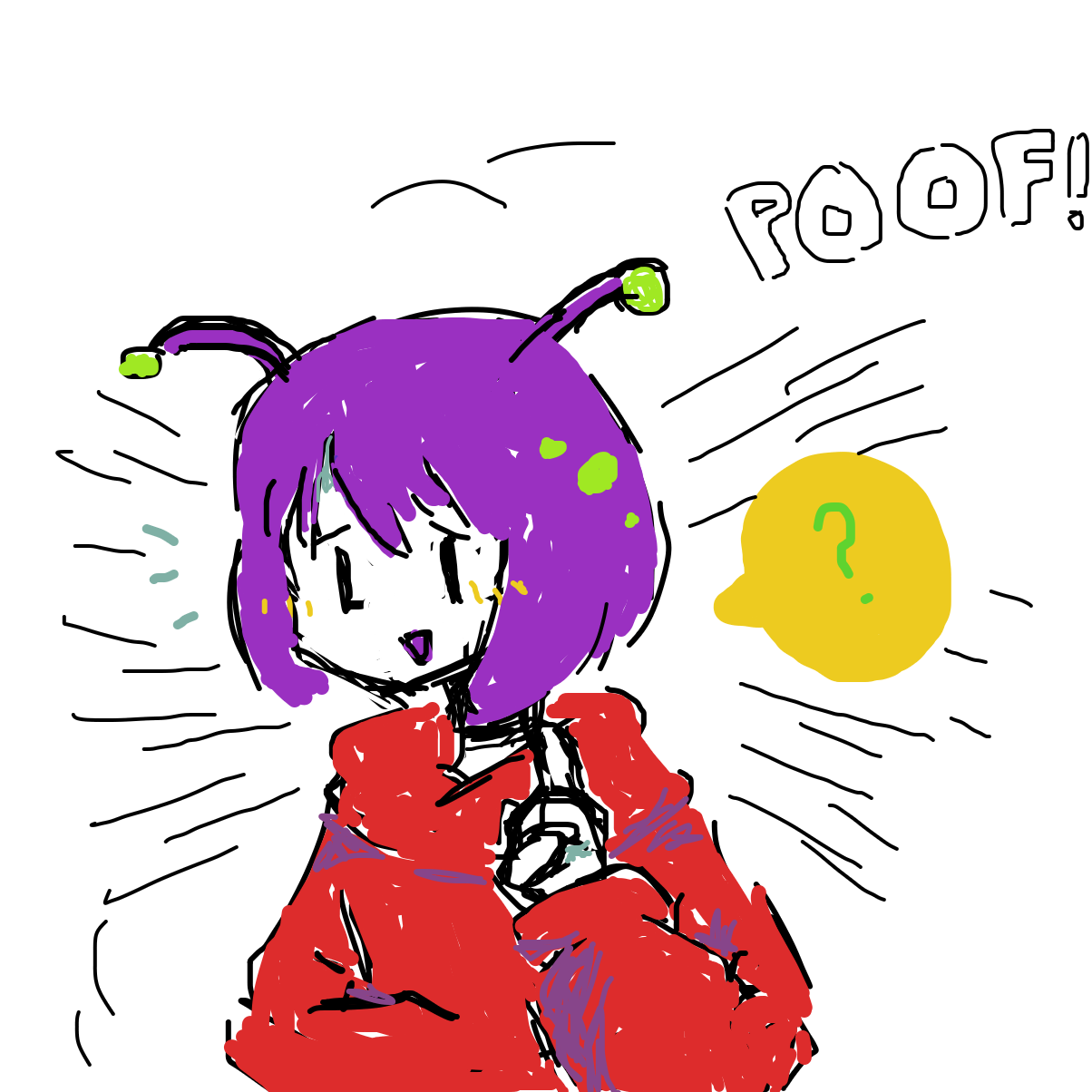 Drawing in Human gun on the loose by Netu