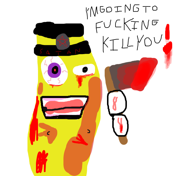 Drawing in opposite personality 3 by BananaDoc