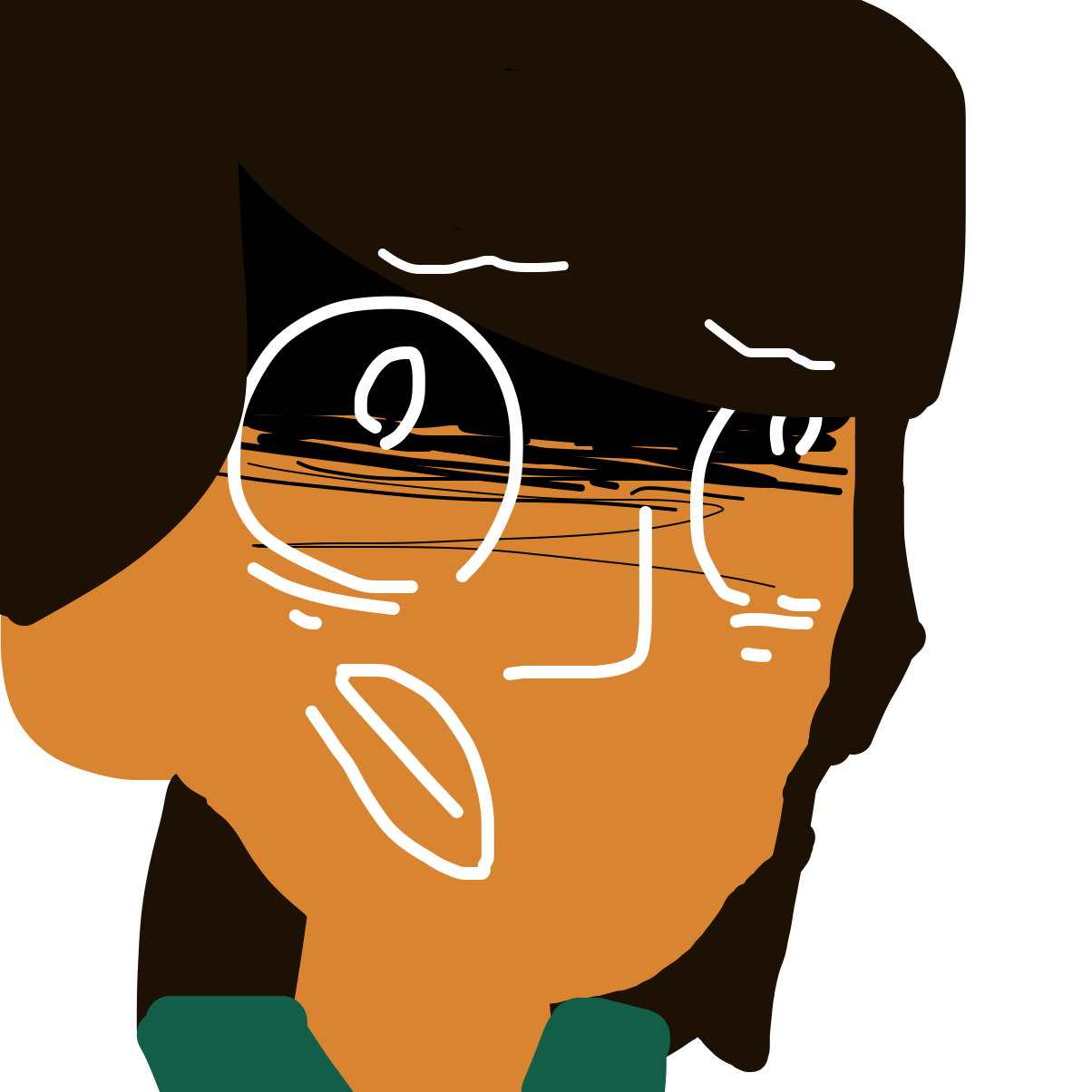 Noah from Total Drama is being forced to travel inside the frog. - Online Drawing Game Comic Strip Panel by NoahTotalDramaHot