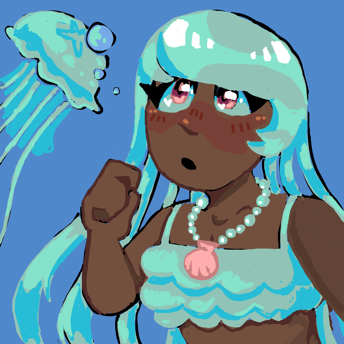 Drawing in ladee by bubaki