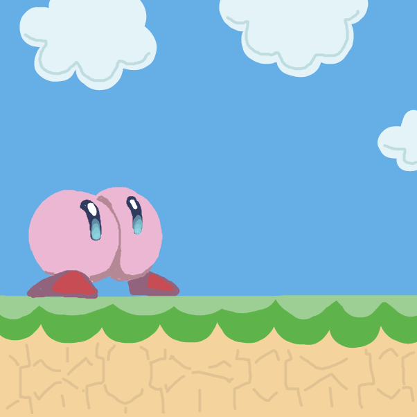 Drawing in The Adventures of Kirbutt by Sasha_Cakes