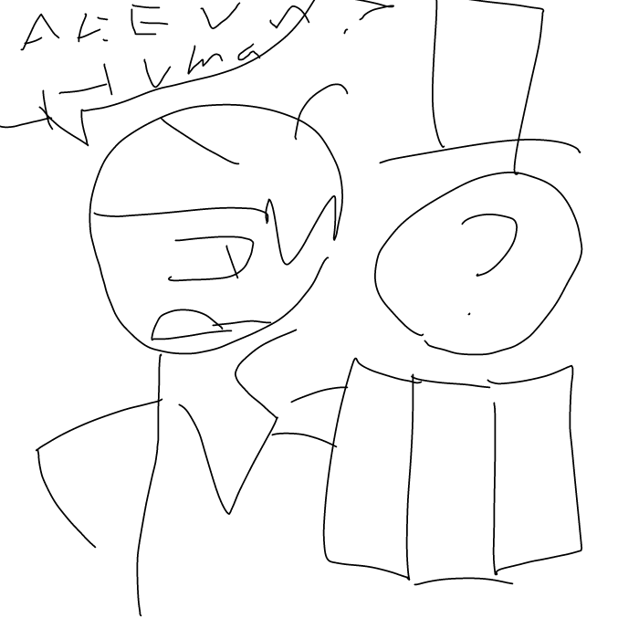 Drawing in Ask Mystery anything II by Dannhampton