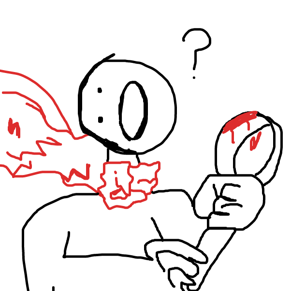 Probably Shouldn't Have Done That. - Online Drawing Game Comic Strip Panel by BananaDoc