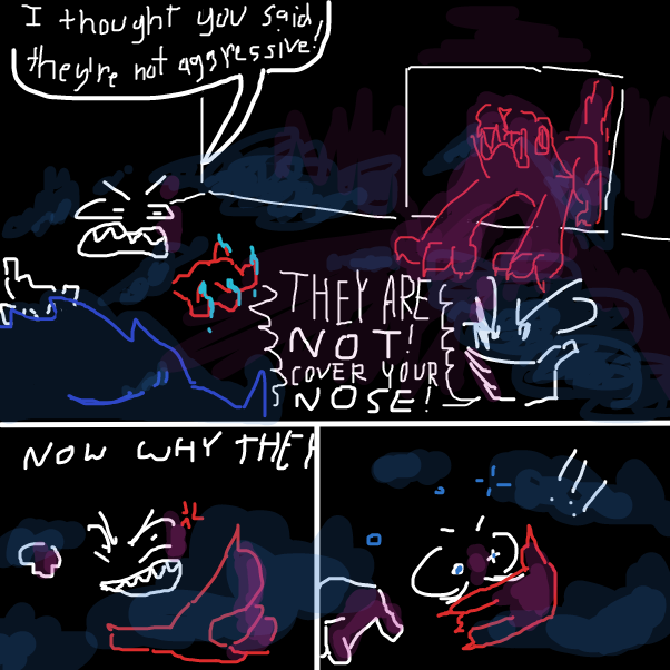 Drawing in CREATURE BREACH PT6 by KringlePringles