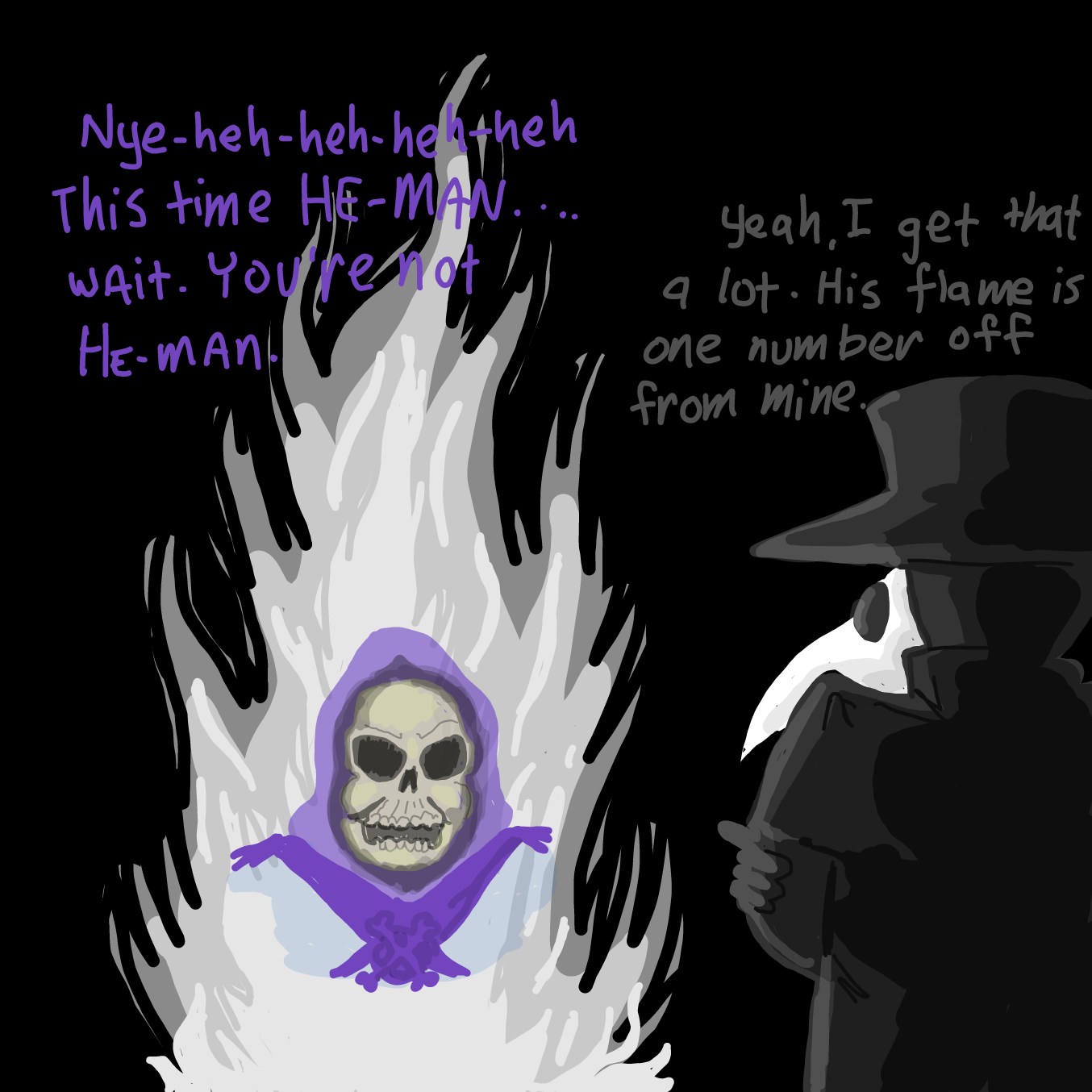 Drawing in let's  try again. by Wizard Croissant