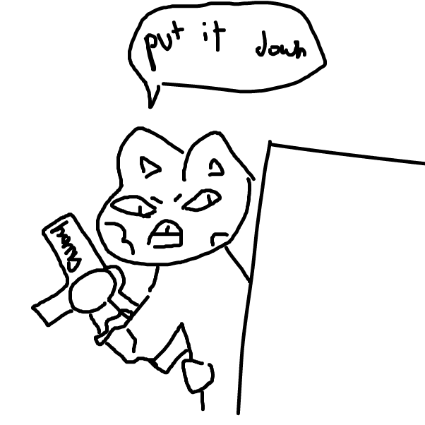 Drawing in the horny gun by jin