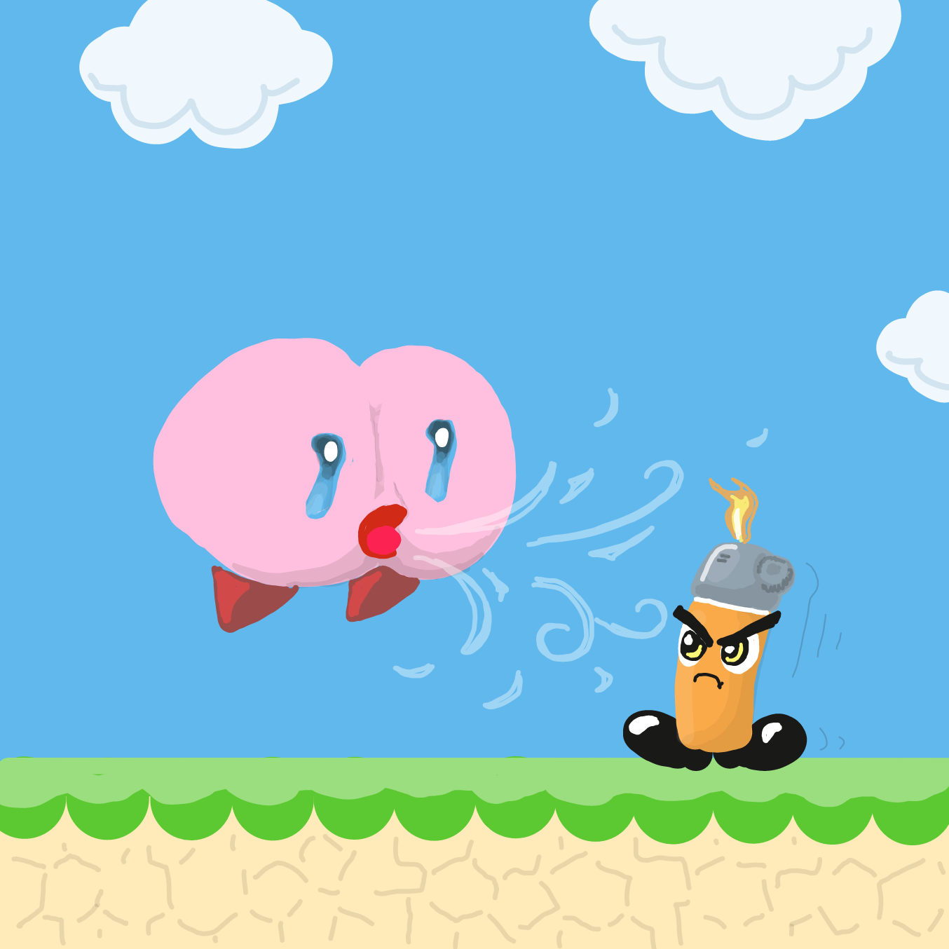  - Online Drawing Game Comic Strip Panel by Wizard Croissant