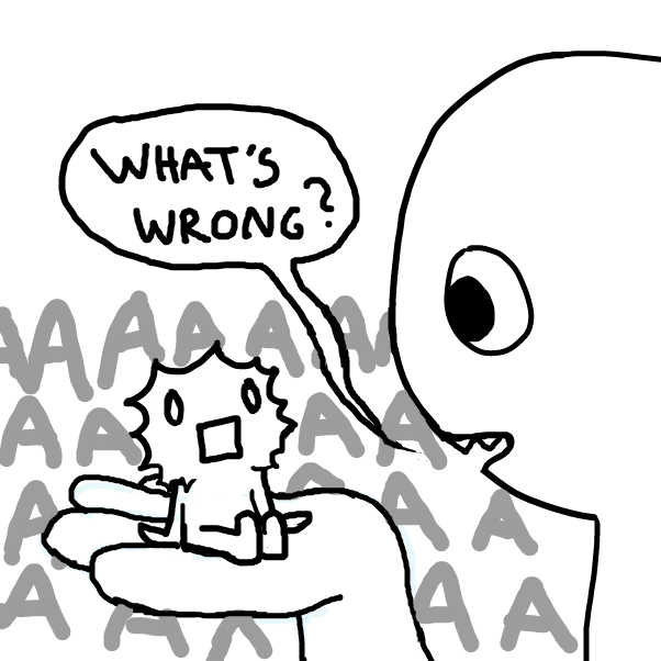 Drawing in are you okay? by Lumikupla