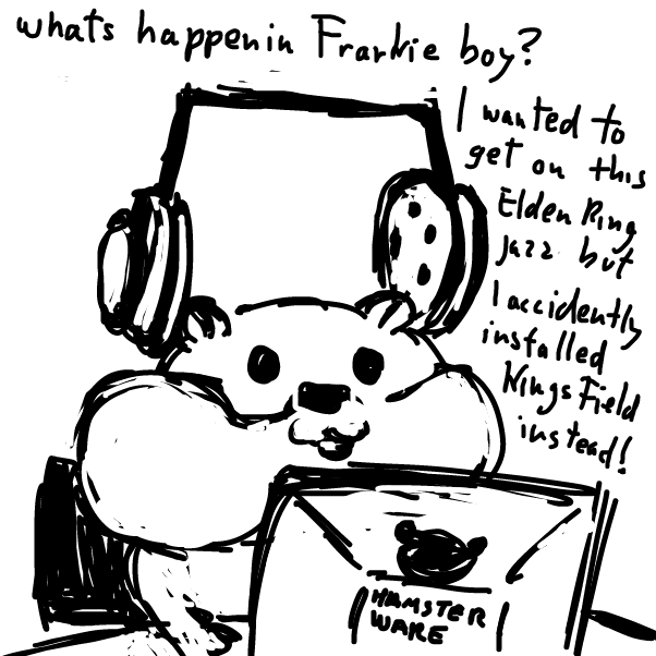 return of the gaming hamster from uhh..  #14128 - Online Drawing Game Comic Strip Panel by Peyocay