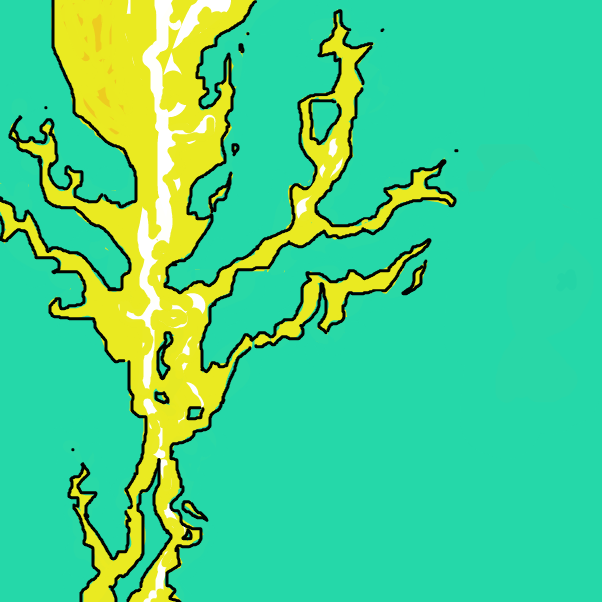 Drawing in pikachu use thunderbolt! by Lumikupla