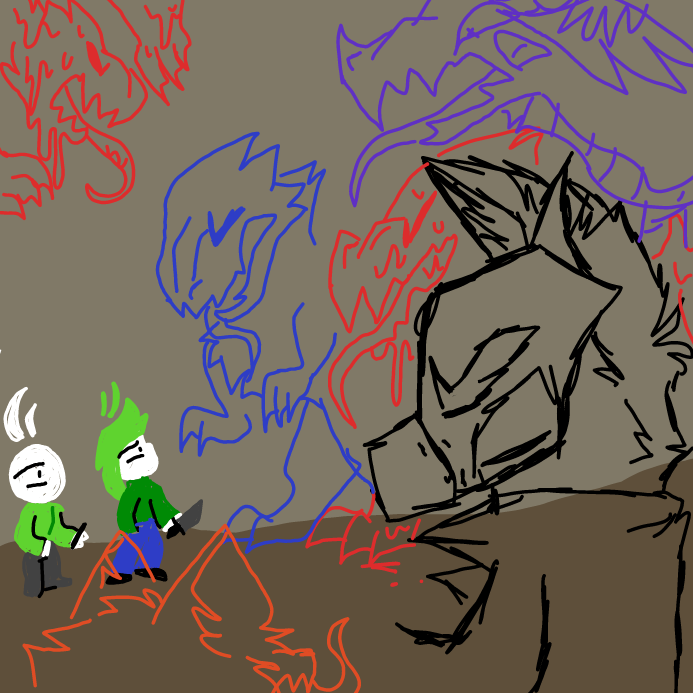 but how well against their creator? - Online Drawing Game Comic Strip Panel by scarlett