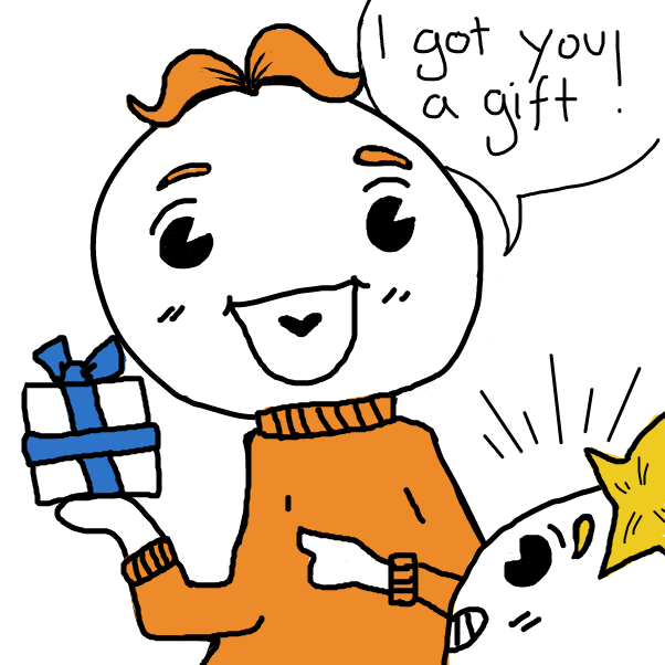 Drawing in Gift by Lumikupla