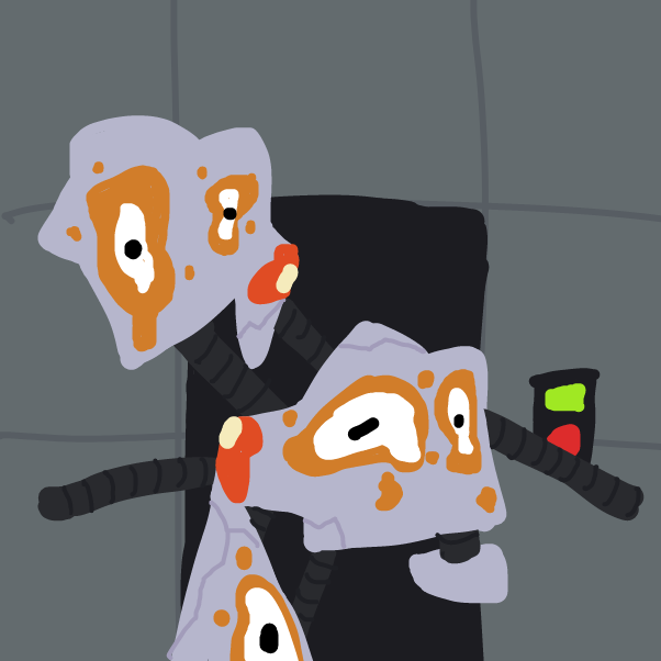 Drawing in Redesign scp-173 by KikiPotions