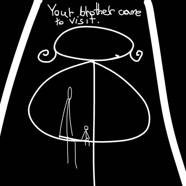 Drawing in An Extremely Tall Stickman by KikiPotions