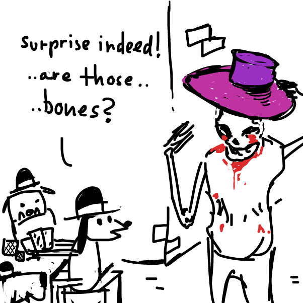 uhoh - Online Drawing Game Comic Strip Panel by Peyocay