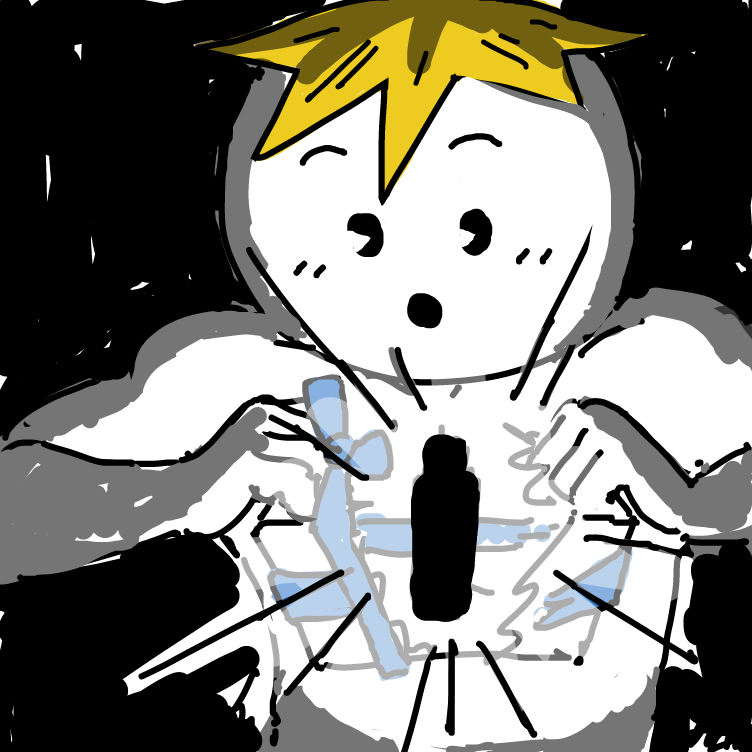 Drawing in Gift by nooz