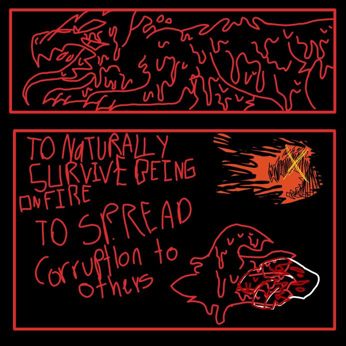 Drawing in your creature breach monster´s abilities by scarlett