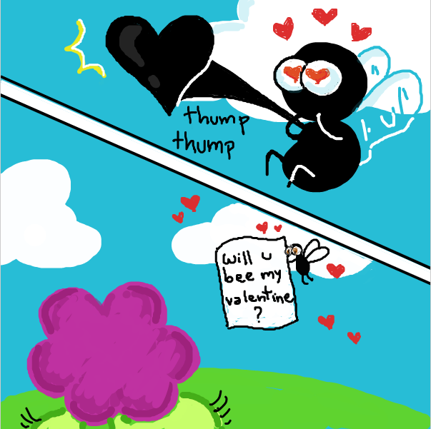 Drawing in Flower by KingofDuck