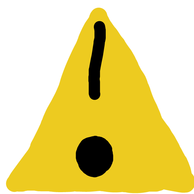 Drawing in Warning by Soda11pro