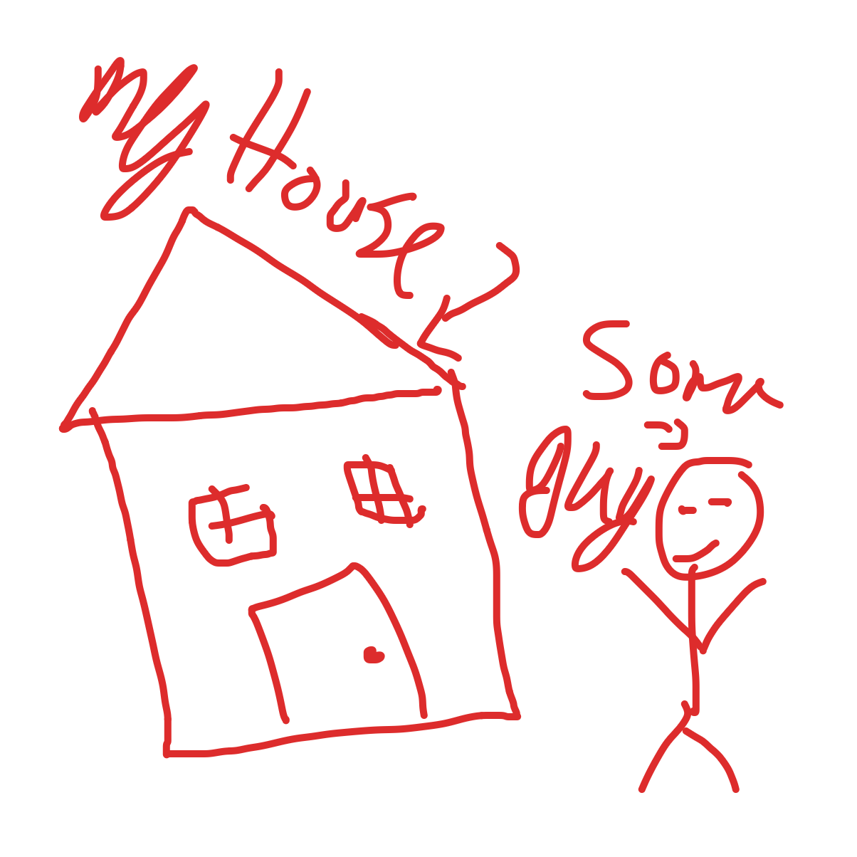 Drawing in Come To my home by Tana