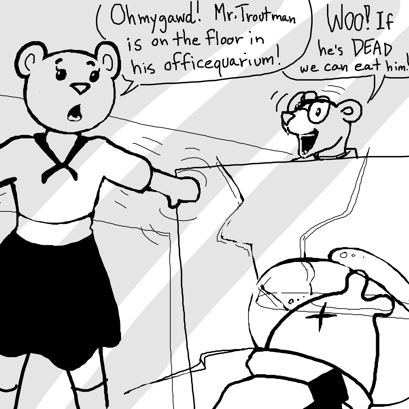 Drawing in It keeps going  by TFD