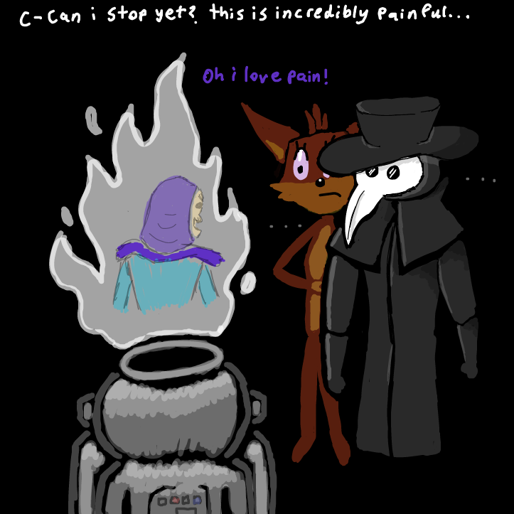 Drawing in let's  try again. by SpaceMattress