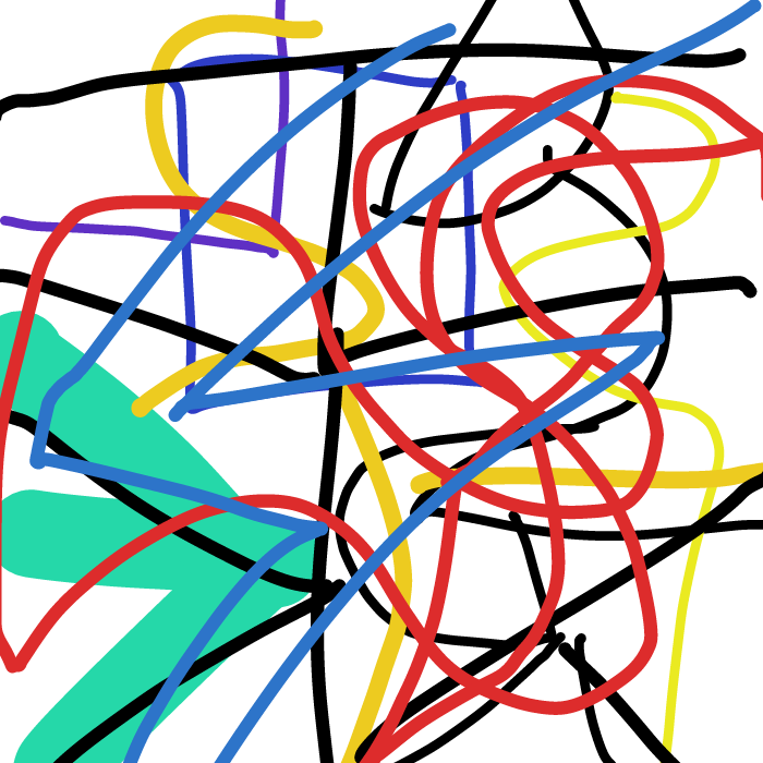 Drawing in Abstract art by Dannhampton