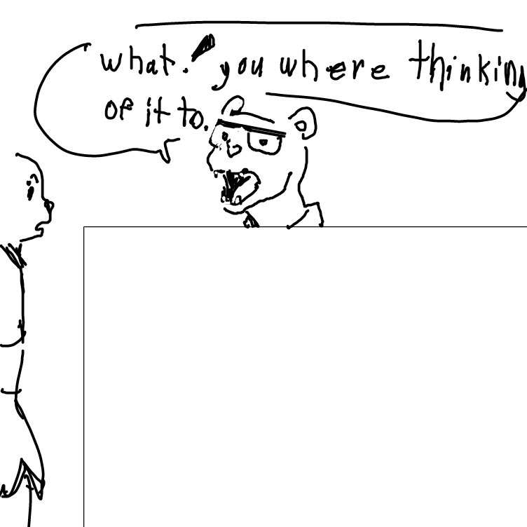 Drawing in It keeps going  by JA